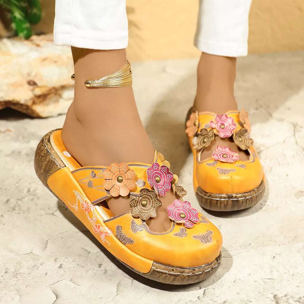 Shopimist round toe platform sandals with chunky heels and stylish straps, perfect for casual or dressy summer looks.