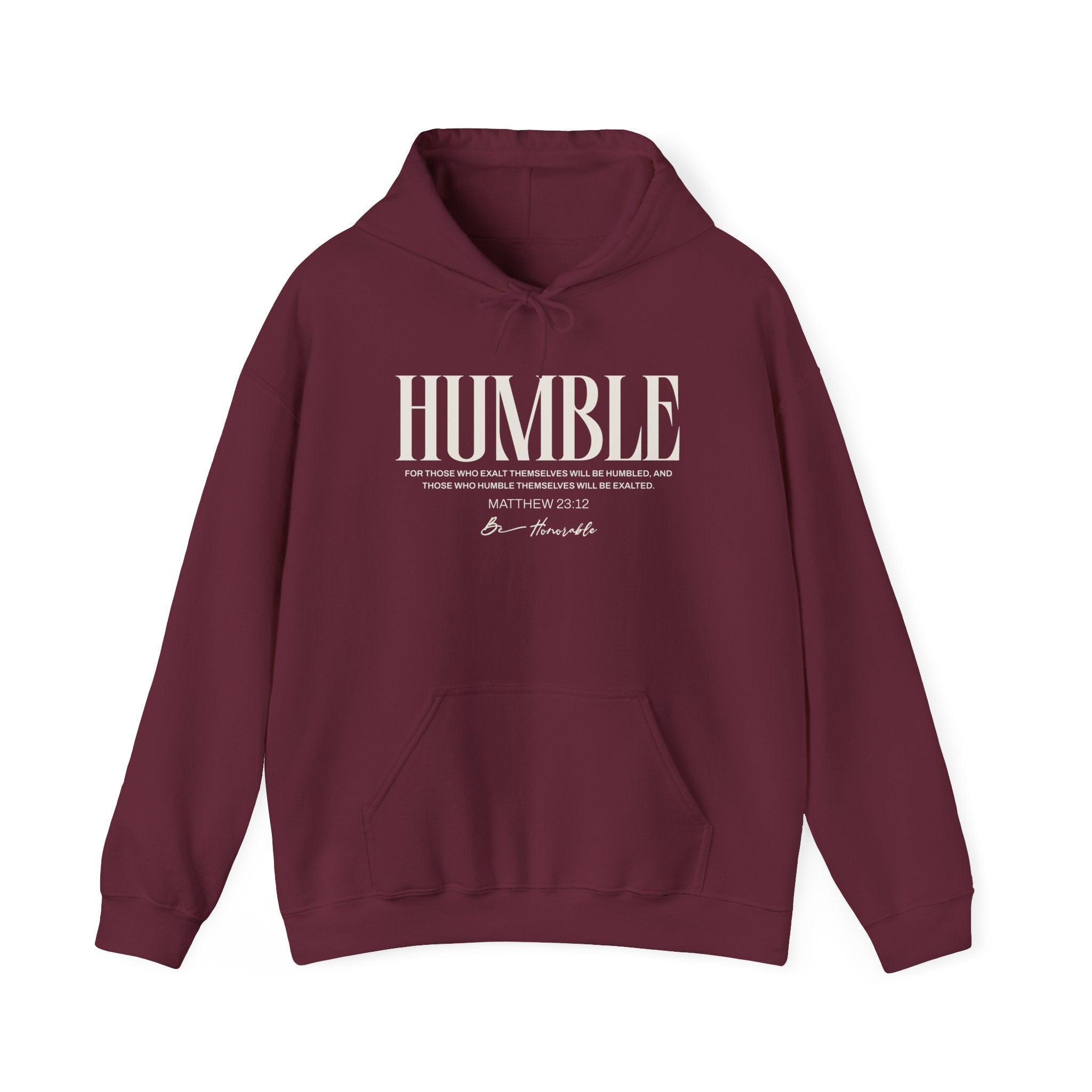 Unisex hoodie by Wear Your Worship featuring a comfortable fit and casual style, shown in a neutral color.