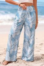 Threaded Pear Sophie waistband wide leg pants, stylish culottes with a comfortable fit and modern design, shown in the image.