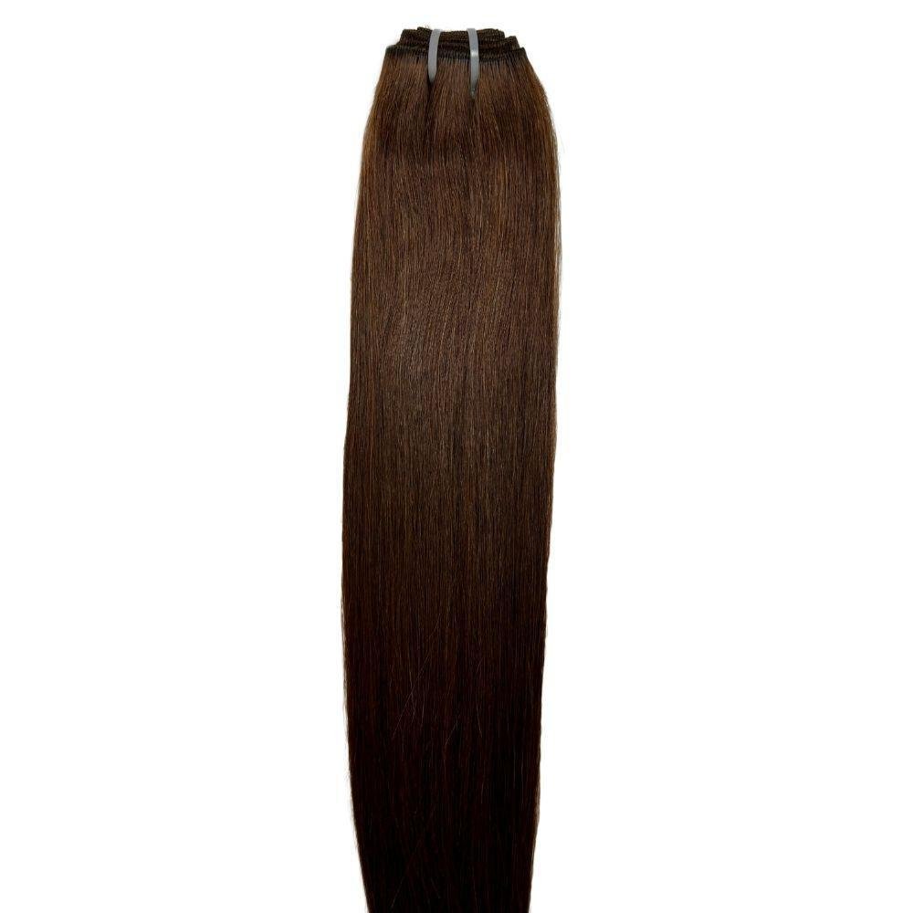 Raw Dark Brown Straight 100% Human Hair Bundles - Plush Fashion Hub