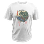 Classic white cotton short-sleeve T-shirt from Plush Fashion Hub, stylish streetwear with a relaxed fit and clean design.