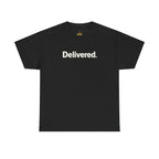 Christian T-shirt by Wear Your Worship featuring faith-based graphic design and back label detail.