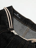 Men's high-waisted wide-leg jeans from Trendsi, showing the denim fabric, relaxed fit, and classic five-pocket design.