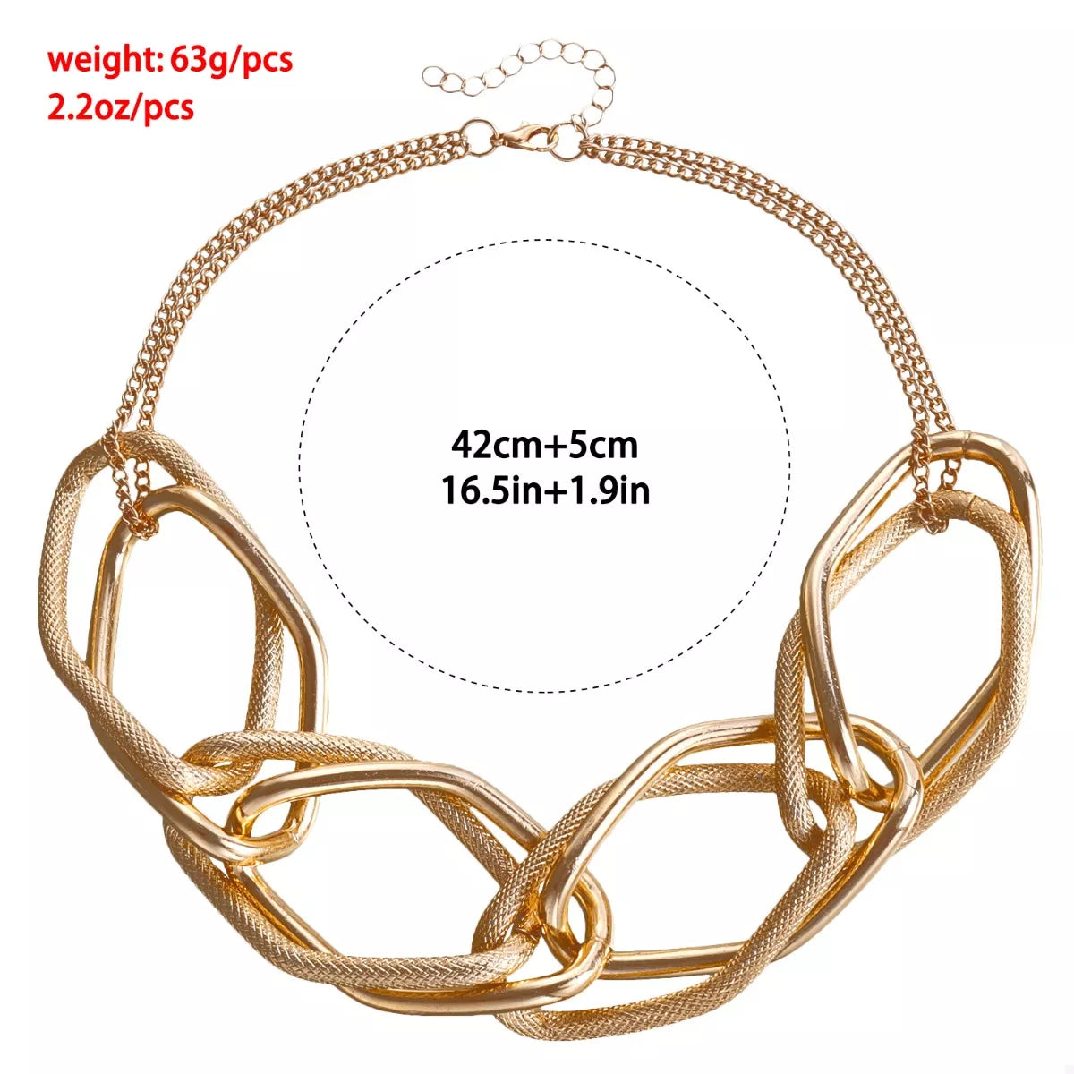 18K gold-plated chain necklace with delicate links, shown on a neutral background, showcasing its shiny finish and fine craftsmanship.