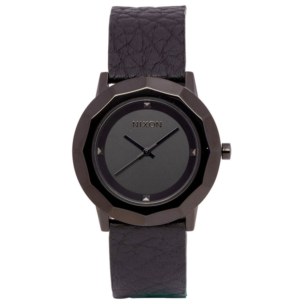 Nixon Women's The Bobbi watch with a sleek silver strap and round dial, stylish accessory for women.