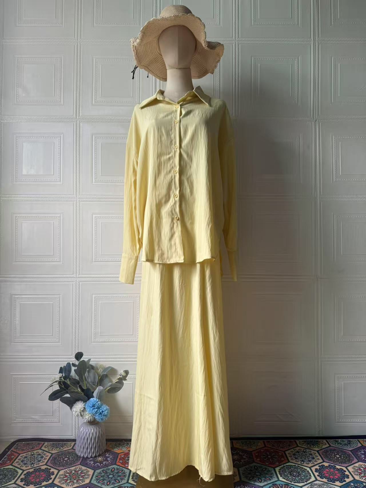 Comfortable Loose Elegant Long Sleeve Summer Dr
