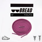 Sparkly pink elastic shoelace by Plush Fashion Hub, showing close-up of the shimmering, stretchy laces on a shoe.