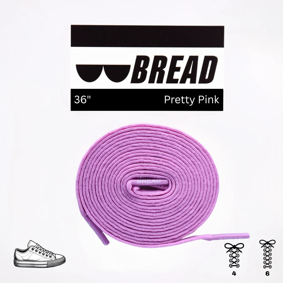Pink elastic shoelace from Plush Fashion Hub, shown in close-up detail on a shoe for easy fitting and stylish look.