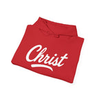 Unisex Christ hoodie with inspirational graphic design by Wear Your Worship, casual pullover apparel in soft fabric.