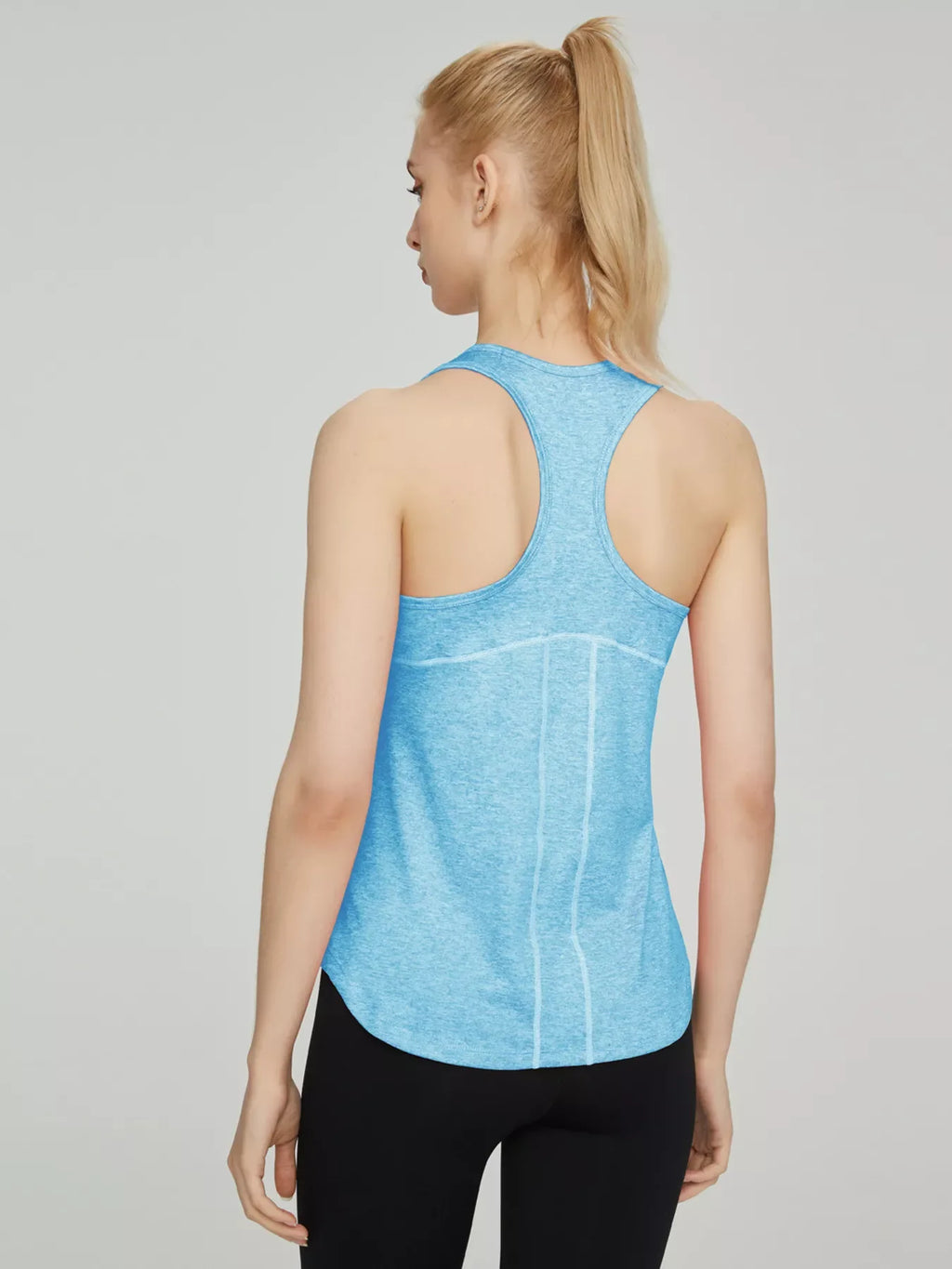 Shopimist breathable quick-drying active tank top, lightweight sleeveless athletic shirt with moisture-wicking fabric.