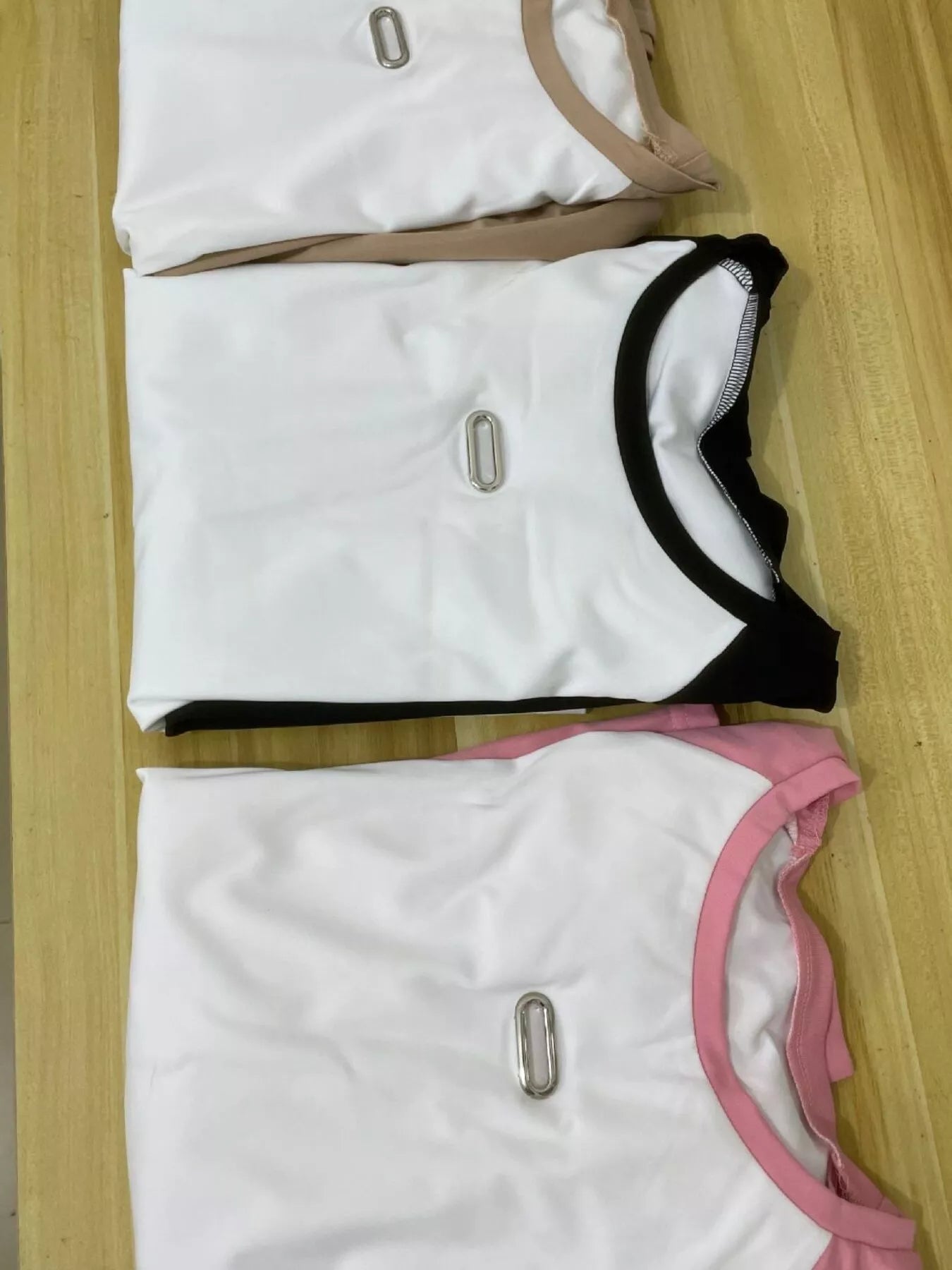 Shopimist contrast short sleeve tee and pants set featuring a stylish top and matching bottoms for casual wear.