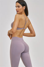 Fitglutes Activewear sports bra and leggings set, stylish bottoms designed for workout and gym activities.