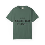 Certified Classic 60 Years T-Shirt by Printify, featuring a vintage-inspired design on a comfortable casual T-shirt.
