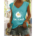 Two FitiqueFit Wildflowers graphic print V-neck streetwear T-shirts, featuring vibrant floral designs on casual tops.
