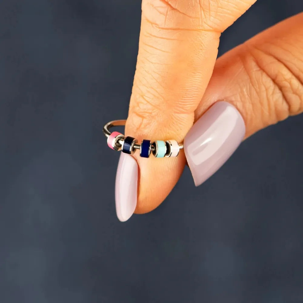 Sterling silver oil drip ring from Plush Fashion Hub showing a sleek 925 sterling silver band with textured oil drip design.