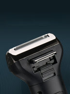 Trendsi 3-in-1 multifunctional electric grooming shaver set with multiple attachments for beard, hair, and body grooming.