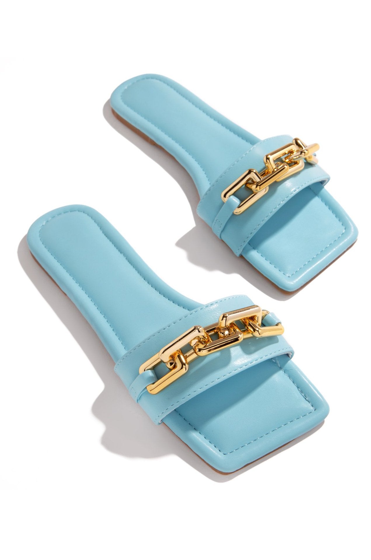 Casual women's flat-bottom chain sandals and slippers by Plush Fashion Hub, featuring a cross strap design in neutral tones.