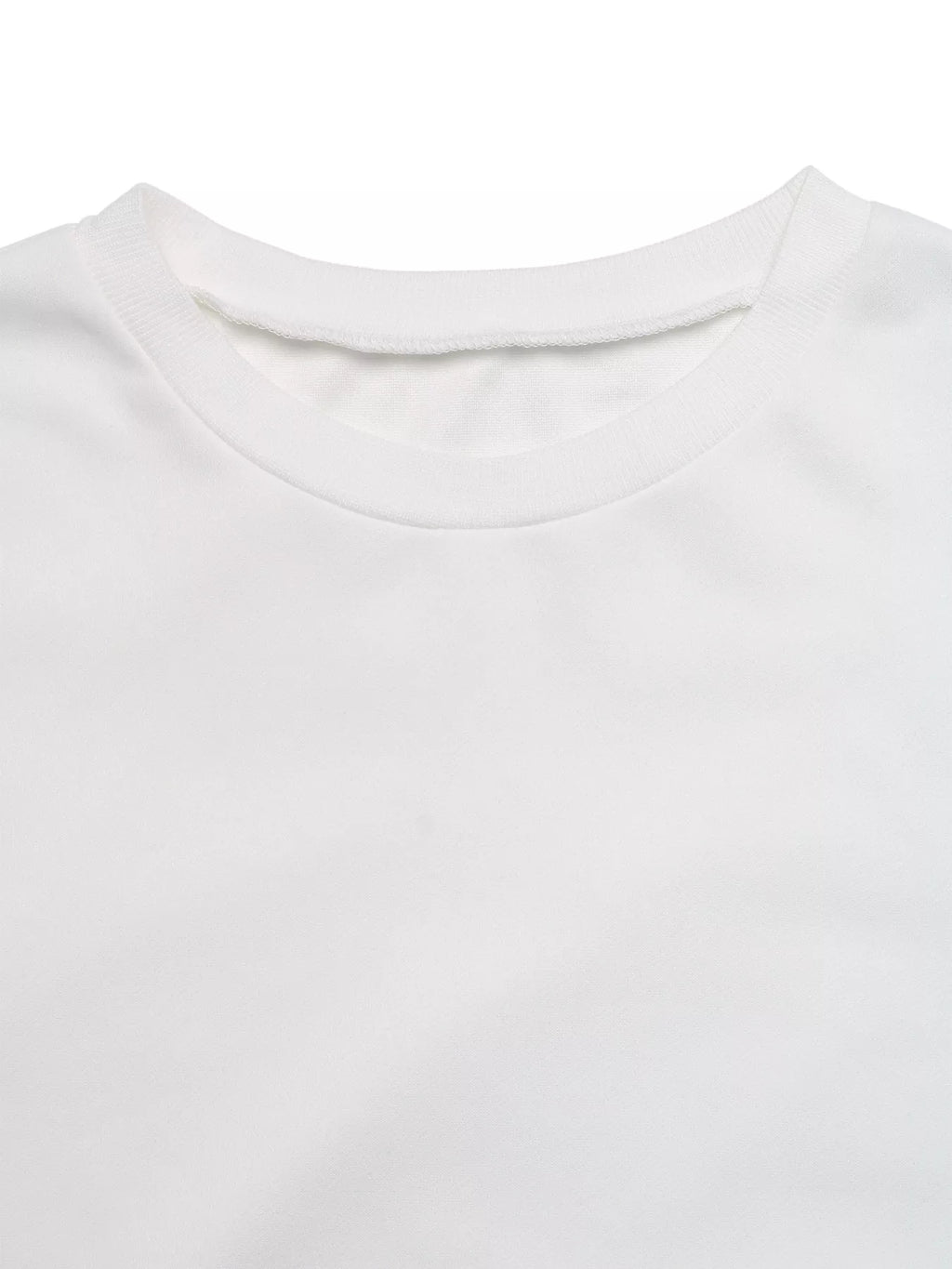 Trendsi side striped round neck sweatshirt, stylish tops with contrasting stripe details on the sleeves and comfortable fit.