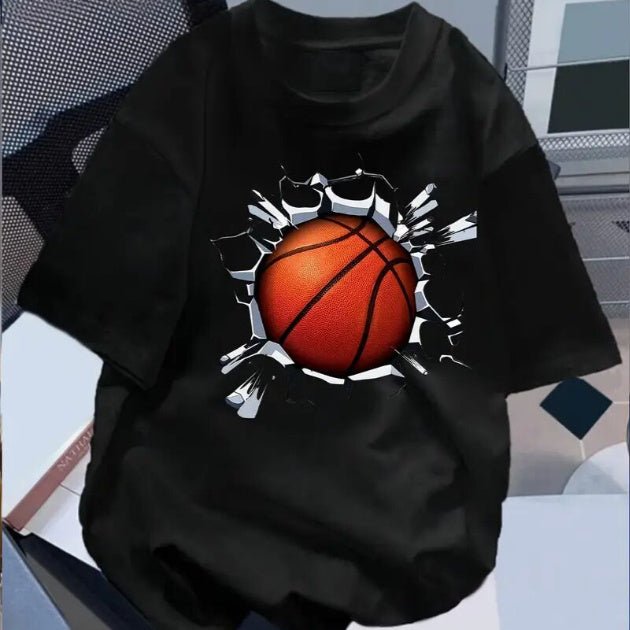 3D football streetwear T-shirt by Plush Fashion Hub featuring bold football graphic and modern urban style.