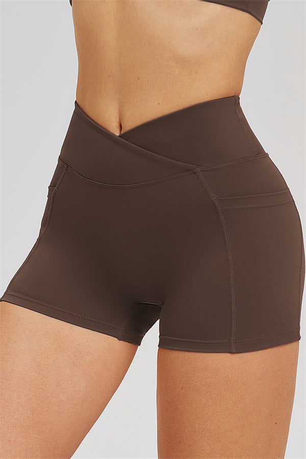 Fitglutes Activewear sports bra, zip jacket, and shorts 3-piece set, perfect for gym workouts and activewear training.