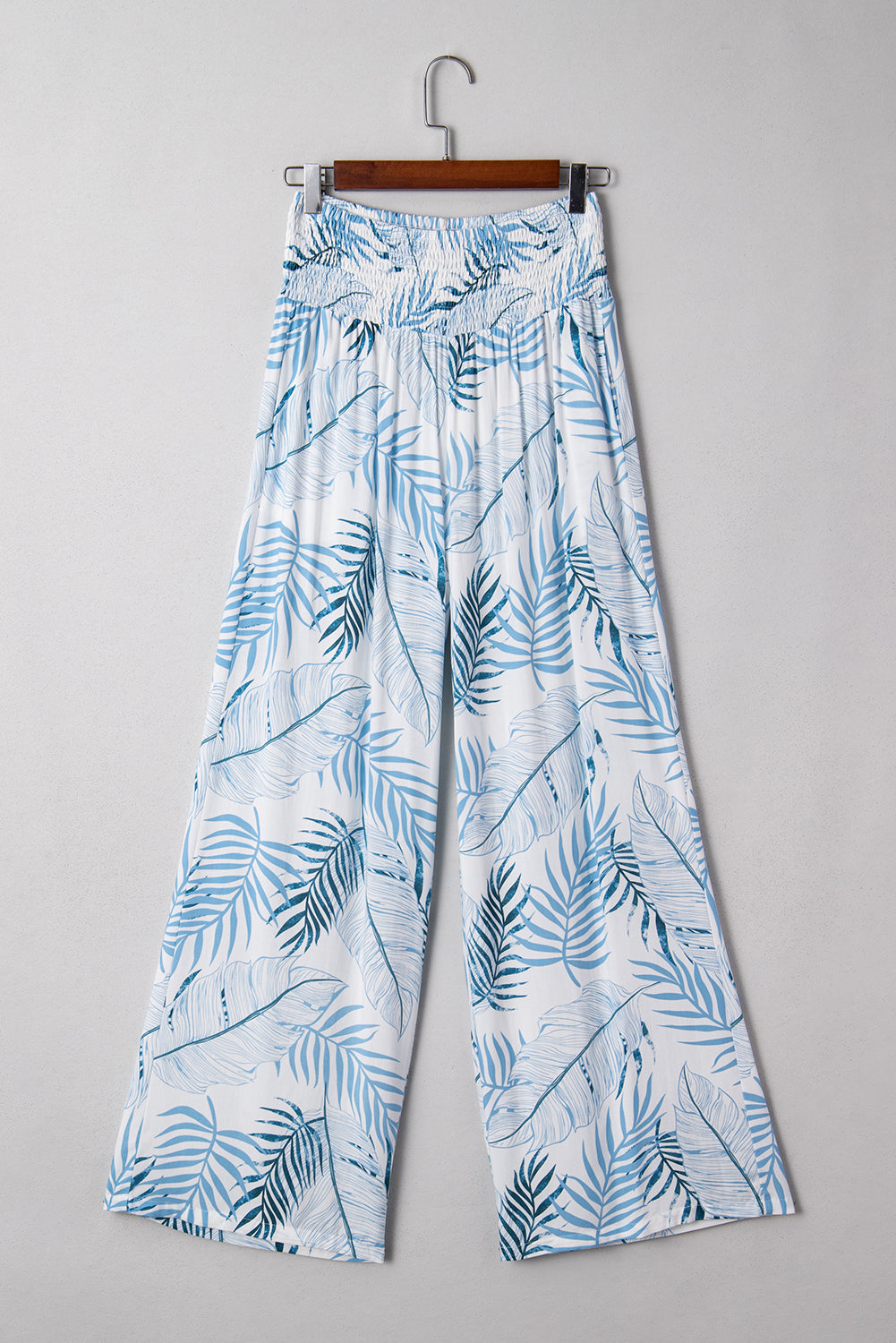 Threaded Pear Sophie waistband wide leg pants, stylish culotte style with a relaxed fit and wide waistband, in a neutral fabric.