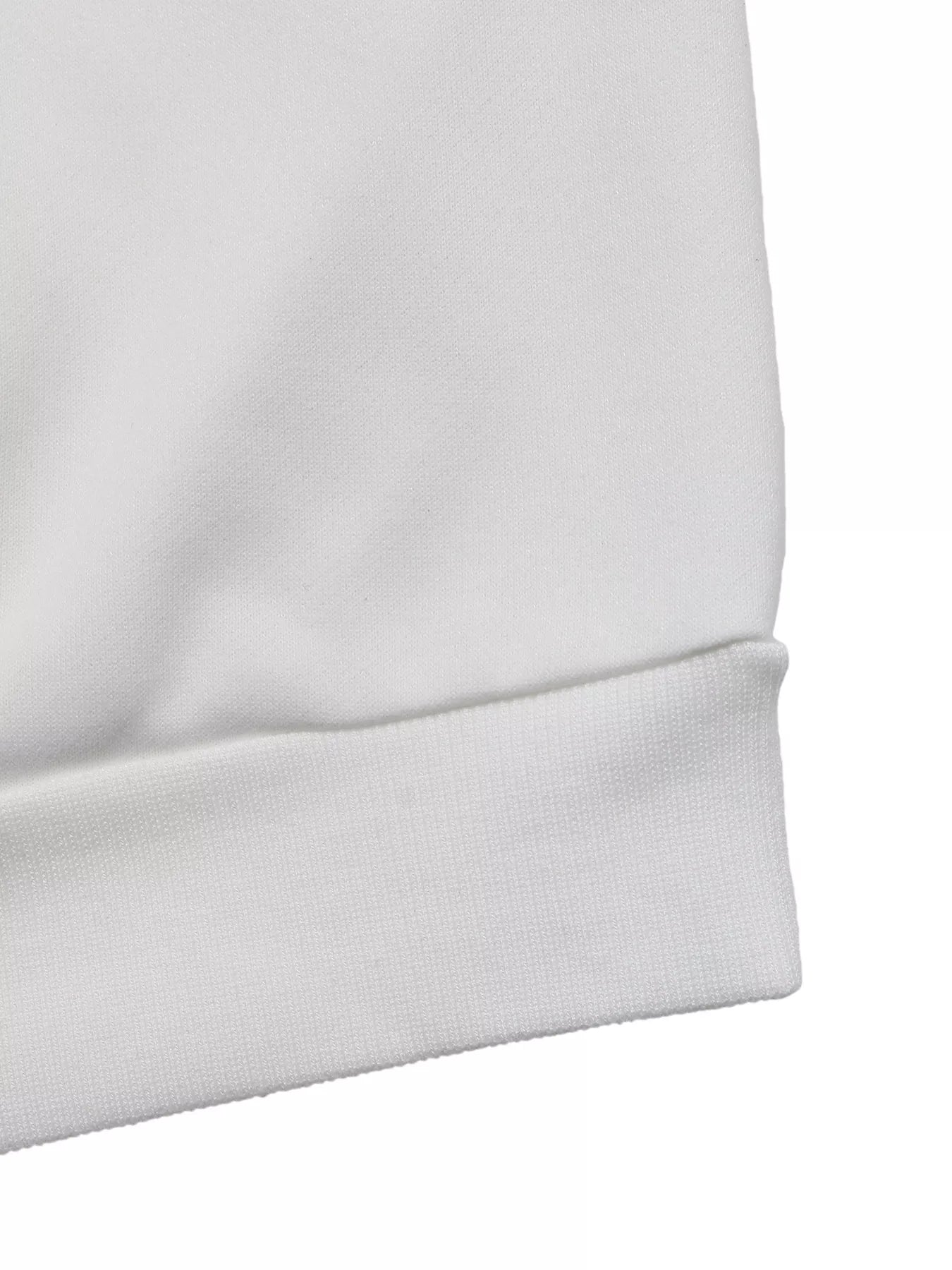 Gray round neck sweatshirt with side stripes from Trendsi, featuring a casual fit and comfortable fabric for everyday wear.