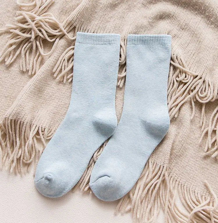 Thick cotton women's thermal socks for autumn and winter, cozy and warm, suitable for cold weather from Trendy Attic Store01.