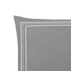 400TC Cotton Classic Luxurious Embroidery Sateen Solid Duvet Cover Set - Plush Fashion Hub