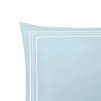 400TC Cotton Classic Luxurious Embroidery Sateen Solid Duvet Cover Set - Plush Fashion Hub