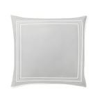 400TC Cotton Classic Luxurious Embroidery Sateen Solid Duvet Cover Set - Plush Fashion Hub