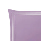 400TC Cotton Classic Luxurious Embroidery Sateen Solid Duvet Cover Set - Plush Fashion Hub