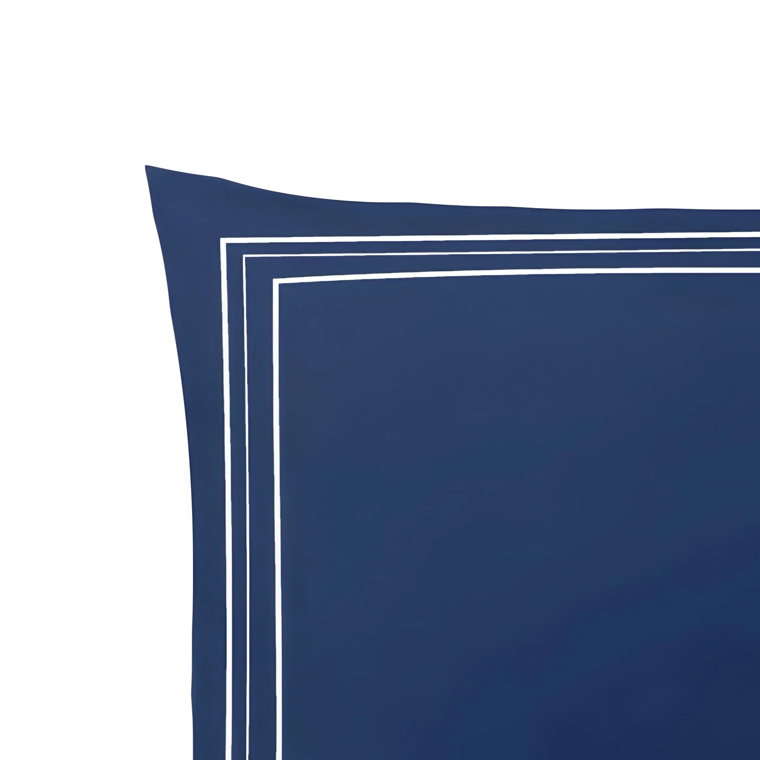 400TC Cotton Classic Luxurious Embroidery Sateen Solid Duvet Cover Set - Plush Fashion Hub