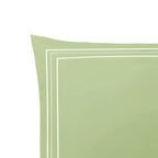 400TC Cotton Classic Luxurious Embroidery Sateen Solid Duvet Cover Set - Plush Fashion Hub