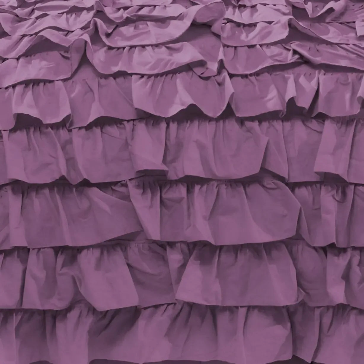 400TC Sateen Solid Cotton Waterfall Ruffle Duvet Cover Set - Plush Fashion Hub