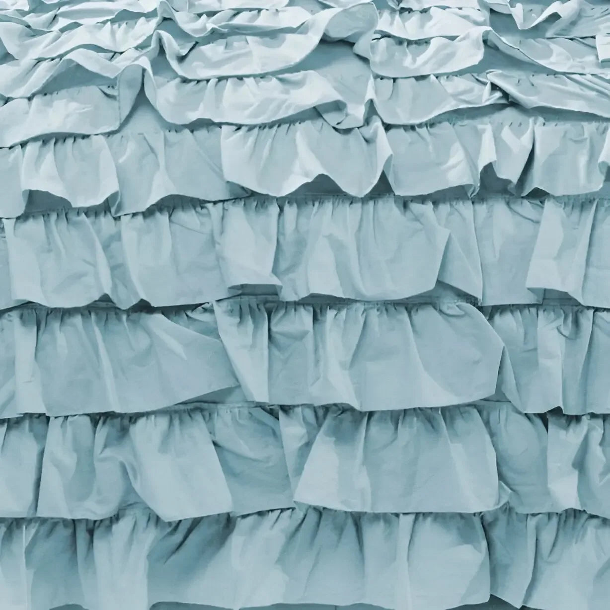 400TC Sateen Solid Cotton Waterfall Ruffle Duvet Cover Set - Plush Fashion Hub