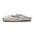 Pearl Embellished Minimalist Slide Sandals