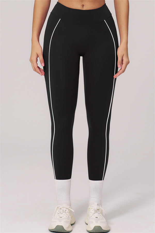 Fitglutes Activewear Clarity Contour Line sports bra and leggings 2-piece set, designed for workout and gym wear with sleek contour details.