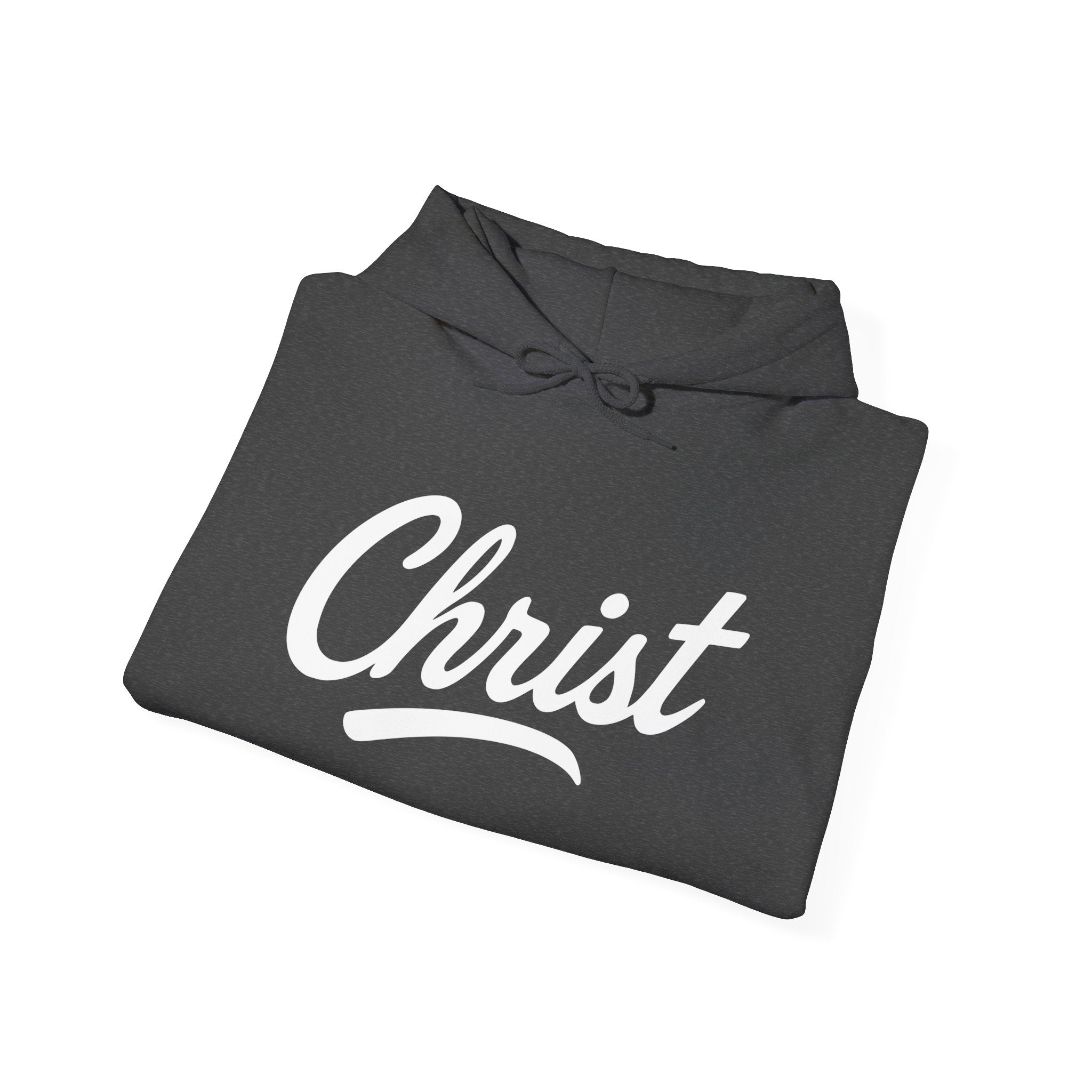 Unisex Christ graphic hoodie by Wear Your Worship featuring inspirational Christian design, soft pullover sweatshirt, casual apparel