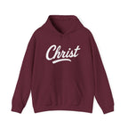 Unisex Christ-themed hoodie by Wear Your Worship with an inspirational graphic design, casual pullover for everyday wear.