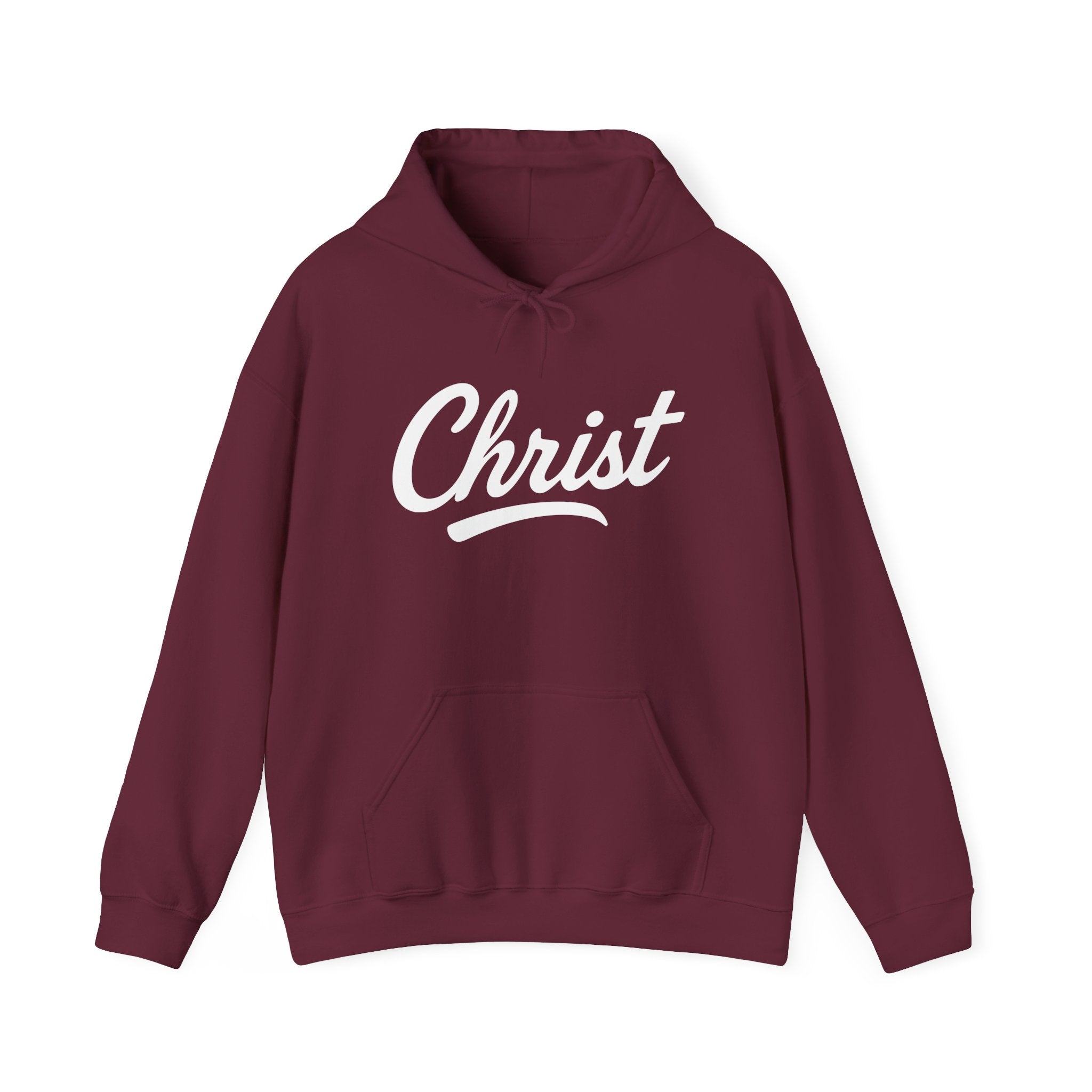 Unisex Christ-themed hoodie by Wear Your Worship with an inspirational graphic design, casual pullover for everyday wear.
