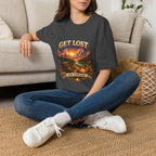 Unisex Softstyle T-Shirt by Printify featuring a comfortable fit and smooth fabric, shown in a neutral color on a plain background.