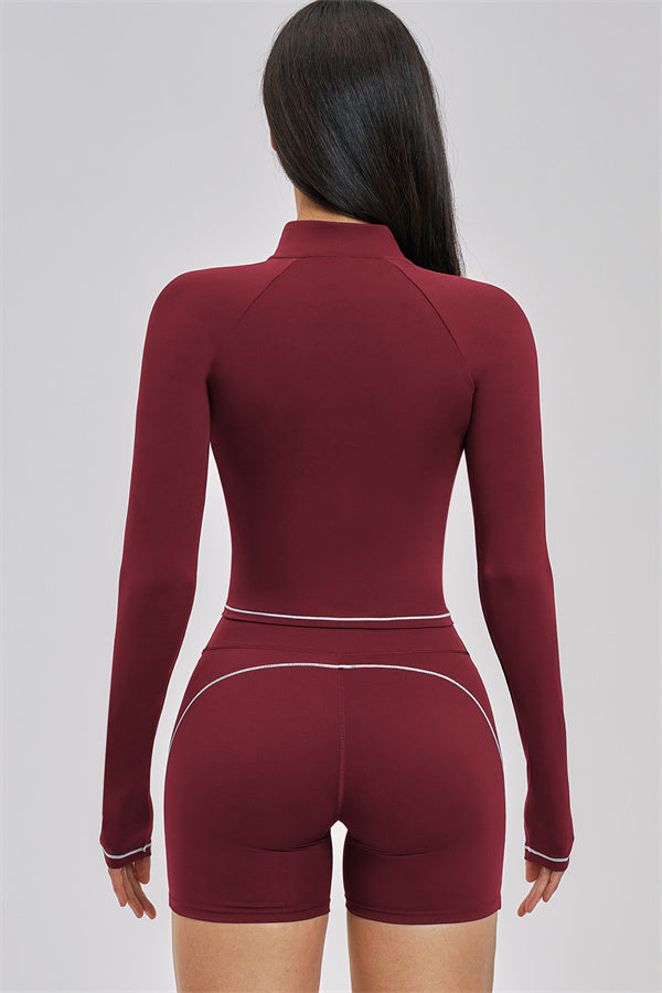 Plush Fashion Hub Unbound Jacket and Shorts 2-piece set, featuring a stylish jacket and matching shorts on a model.