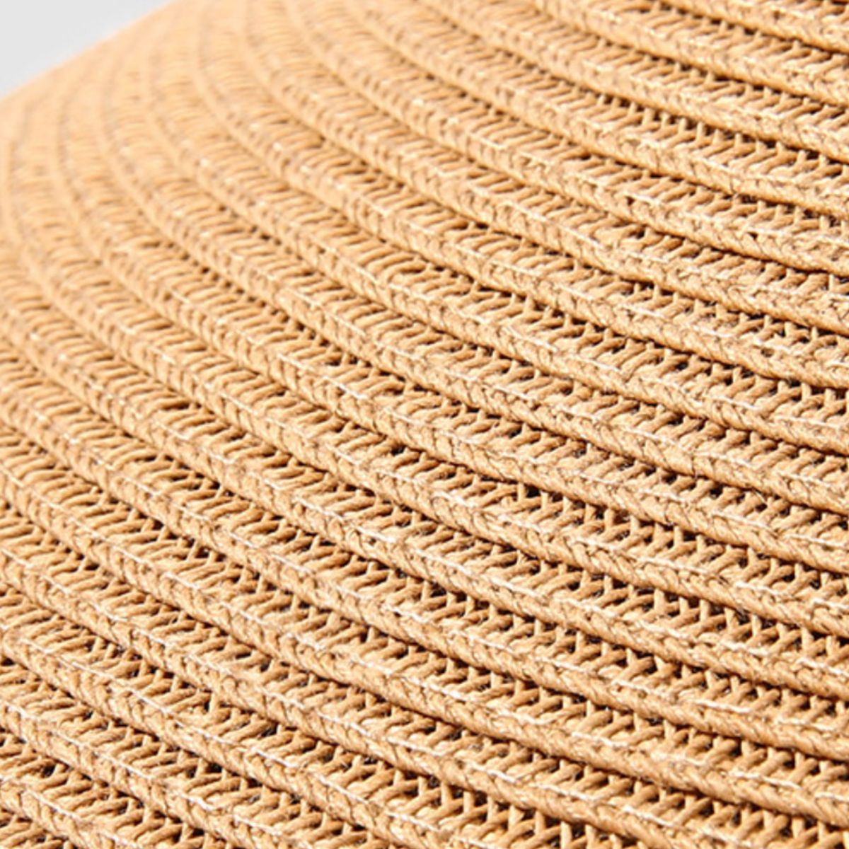 Women's wide brim straw visor hat by Trendsi with breathable design and UV sun protection, perfect for outdoor sunny days.