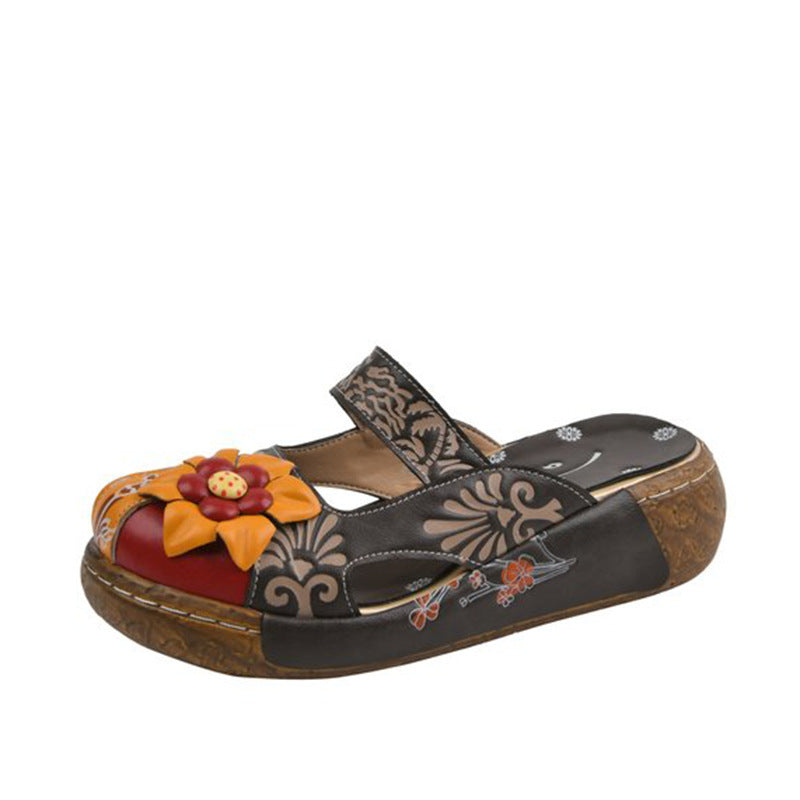 Colorful women's flat toe sandals with thick bottoms and candy color design from Plush Fashion Hub, perfect for summer.