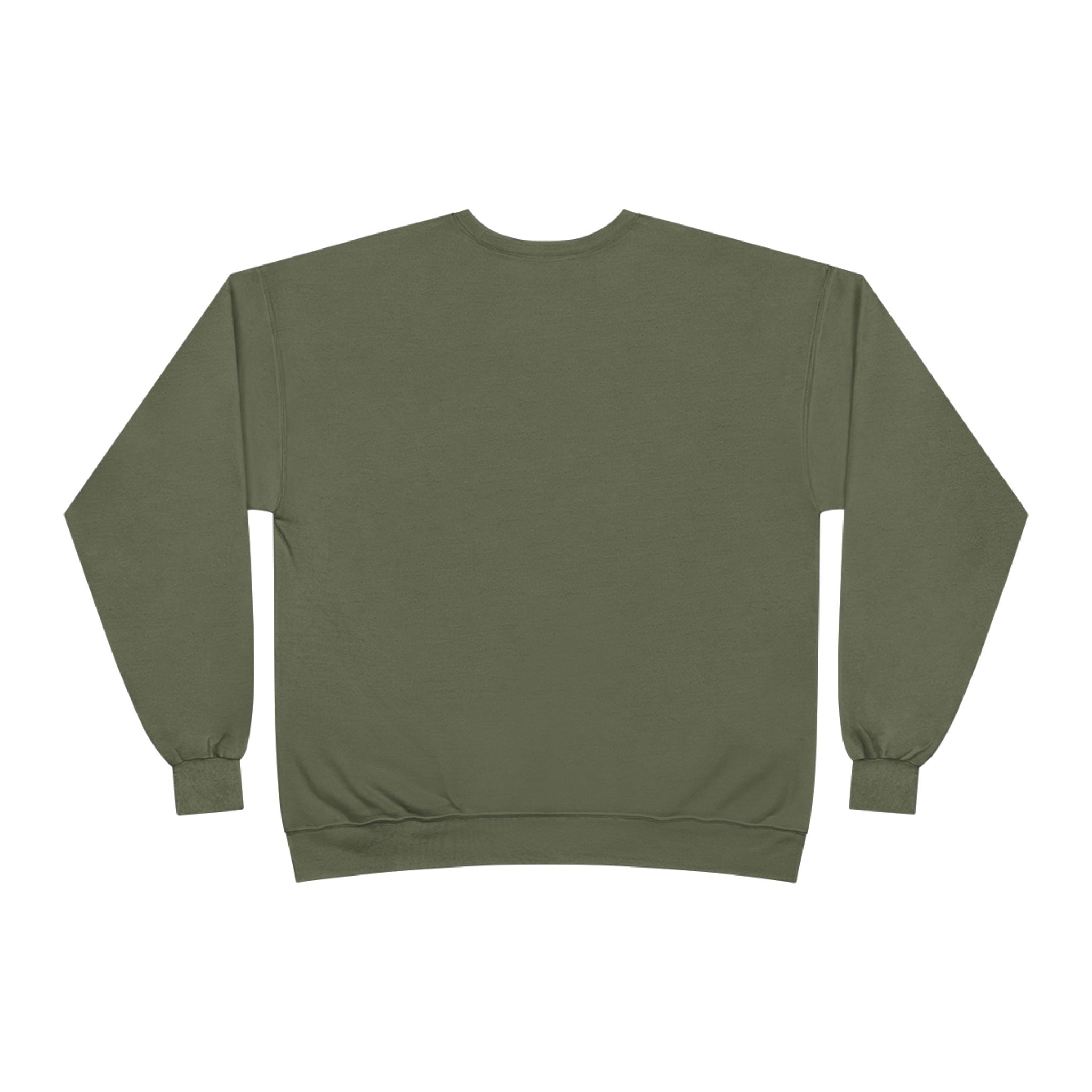 Gold script Jesus Crown crewneck sweatshirt by Wear Your Worship, featuring an inspirational design on a comfortable pullover.