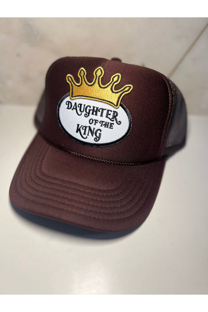 Daughter Of The King Patch Trucker Hat -clearance Pretty Little Patriot