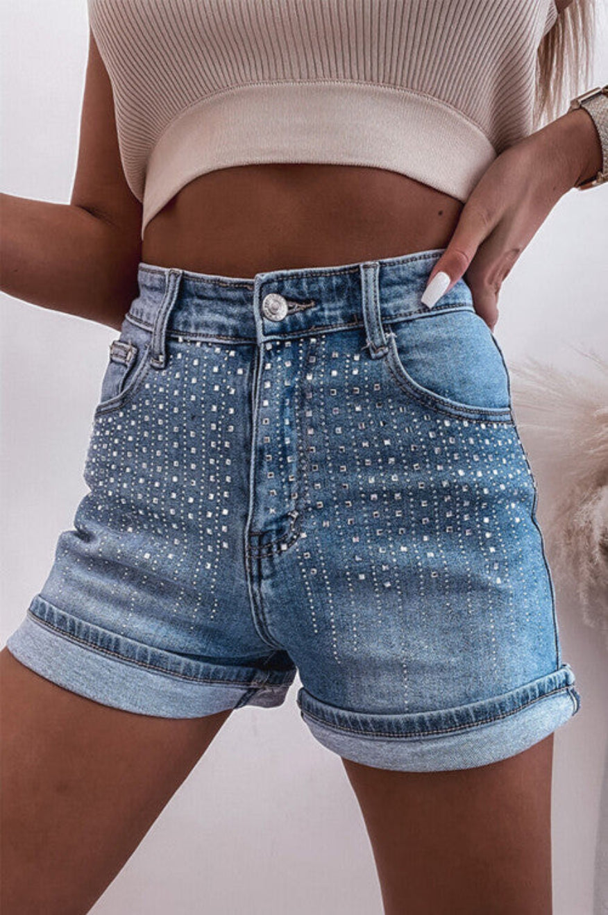 Rhinestone Denim Shorts Pretty Little Patriot