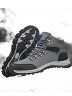 Men's lace-up ankle boots from Trendsi, stylish footwear with leather upper, sturdy sole, and classic design for versatile wear.