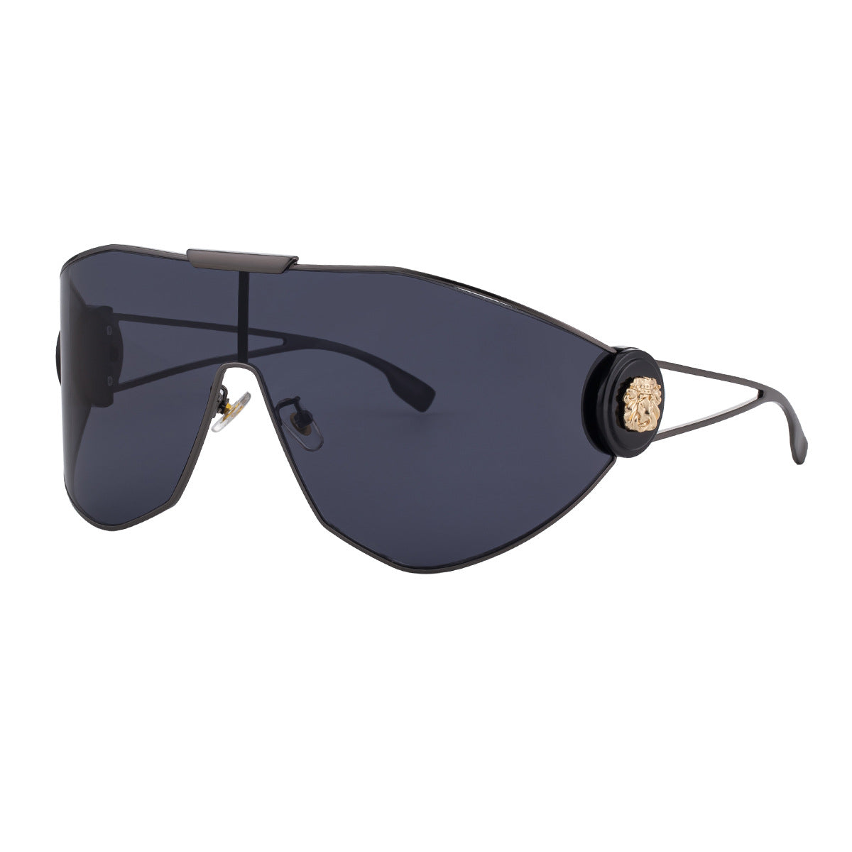 Women's full-frame aviator sunglasses by FitiqueFit with integrated UV protection lenses, stylish and protective eyewear.