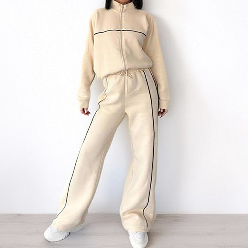 Eprolo relaxed tie-waist hoodie and matching jogger tracksuit set, two-piece casual athletic wear for women or men.